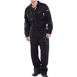 Beeswift Premium Boilersuit Black 42