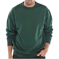 Beeswift Polycotton Sweatshirt Bottle Green L