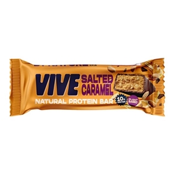 Vive Natural Protein Bar, Salted Caramel 49g [Pack of 12]