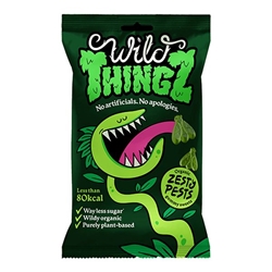 Wild Thingz Organic & Vegan Sweets Zesty Pests 25g [Pack of 34]
