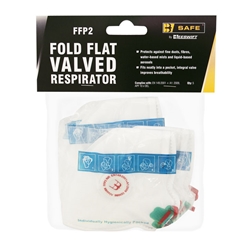 Ffp2V Fold Flat Valved Respirator 5 Pack White 
