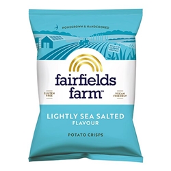 Fairfields Farm Crisps Lightly Salted Crisps 40g [Pack of 36]