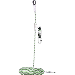 Kratos Fall Arrester On Kernmantle Rope 10Mtr White/Green 10M