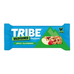 TRIBE x Wildfarmed Flapjack Apple & Raspberry 50g [Pack of 16]