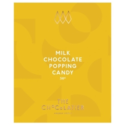 The Chocolatier Popping Candy Milk Chocolate Bar 50g [Pack of 15]