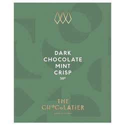The Chocolatier Mint Crisp Dark Chocolate Bar 50g [Pack of 15]