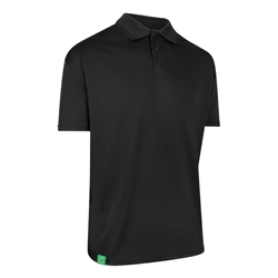 Beeswift Envirowear Short Sleeve Recyclable Polo Shirt Black 3Xl
