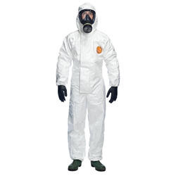 Tychem® 4000S Chz5 Hooded Disposable Coverall White Xl