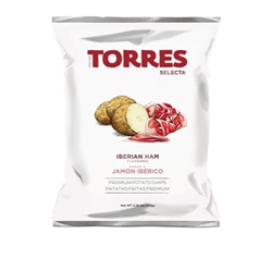 Torres Iberian Ham Crisps 150g [Pack of 15]
