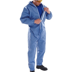 Beeswift Disposable Coverall Type 5/6 Navy Blue M