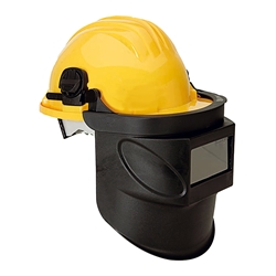 Climax Helmet Mounted Welding Shield Yellow 