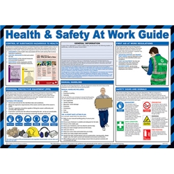 Click Medical Health And Safety At Work Poster White 
