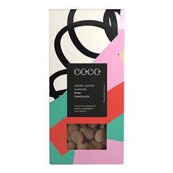 COCO Chocolatier Cocoa Dusted Almonds 135g [Pack of 12]