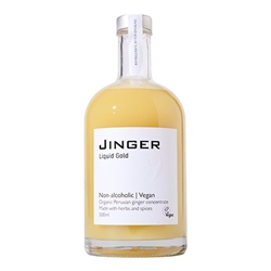 JINGER DRINKS LIQUID GOLD 500ML, [Pack of 6]