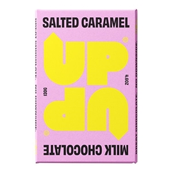 UP-UP Salted Caramel Milk Chocolate 130g [Pack of 10]