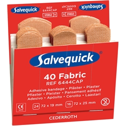 Salvequick Fabric Plasters Refill Pack 6X40 Flesh 