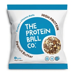 The Protein Ball Co - Peanut Butter Protein Ball 45g Bag [Pack of 10]