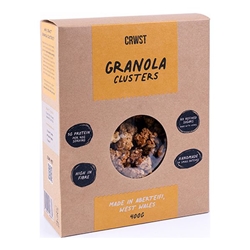 CRWST Granola Clusters 400g [Pack of 12]