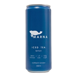 Marna Lemon Iced Tea Can 330ml [Pack of 12]