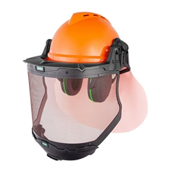 Msa Premium Forestry Kit With Chinguard Orange 
