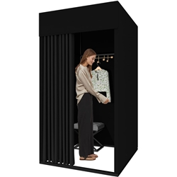 Moveable square changing room (Black)