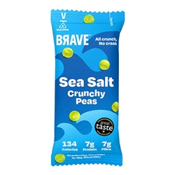 Brave Roasted Peas Sea Salt 35g [Pack of 12]