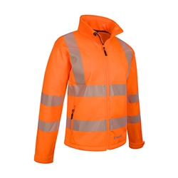 Beeswift Ladies Soft Shell Jacket Orange Xs