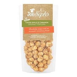 Joe & Seph's Vegan Toffee Apple & Cinnamon Popcorn 70g [Pack of 16]