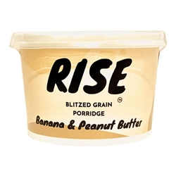RISE Instant Porridge Banana & Peanut Butter Pot 80g [Pack of 8]