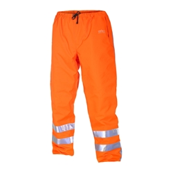 Hydrowear Urbach Sns Hi-Vis Waterproof Quilted Trousers  Orange M