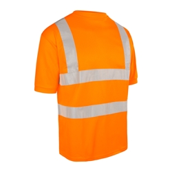 Beeswift Crew Neck Hi-Vis Short Sleeve T-Shirt Orange Xxl