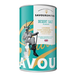 Savoursmiths Crisps Desert Salt Crisps Tin 100g [Pack of 12]
