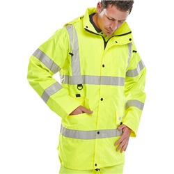 Beeswift Jubilee Hi-Vis Jacket Saturn Yellow Xxxl