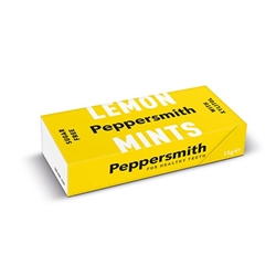 Peppersmith 100% Xylitol Lemon Mints 15g [Pack of 12]