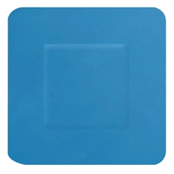 Hygioplast Detectable Square Plasters 100 Blue 