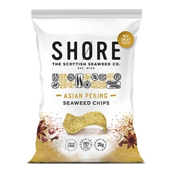 Shore Seaweed Chips - Asian Peking 80g [Pack of 12]