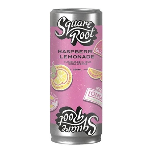 Square Root Raspberry Lemonade 250ml Can [Pack of 24] - 0 ...