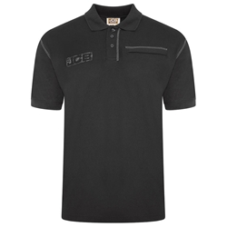 JCB Workwear Trade Work Short Sleeve Polo  Black M