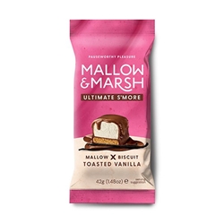 Mallow & Marsh Milk Chocolate Toasted Vanilla Smores Bar 44g [Pack of 14]