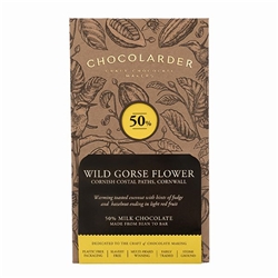 Chocolarder Wild Gorse Flower 50% Milk [Pack of 10]