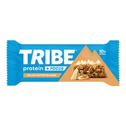TRIBE Protein & Focus Flapjack - Peanut Butter Blondie 60g [Pack of 12]