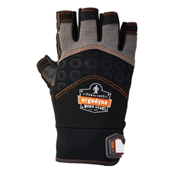 Ergodyne Impact Fingerless Glove Black/Grey M