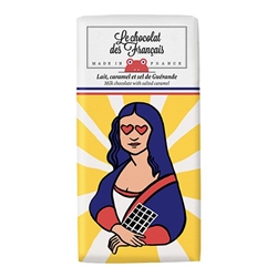 Le Chocolat de Français Joconde Milk salted caramel 41% 80g [Pack of 10]