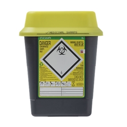 Sharp Safe Shaps Bin 5Ltr  Yellow 5L