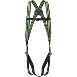 1 Point Safety Harness Black/Green 