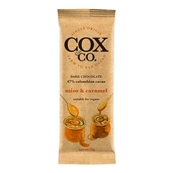 Cox&Co. 47% Miso & Caramel Bar 25g [Pack of 20]