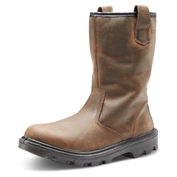 Beeswift Sherpa Dual Density Pu Rubber Rigger Boot Brown 09