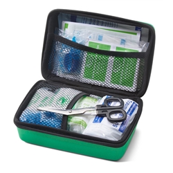 Click Medical Bs8599-2 Medium Travel First Aid Kit In Small Feva Bag Green 