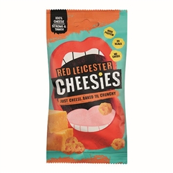 Cheesies Red Leicester Crunchy Popped Cheese 20g [Pack of 12]