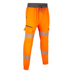 Womens Hi-Vis Work Joggers Orange 3Xl